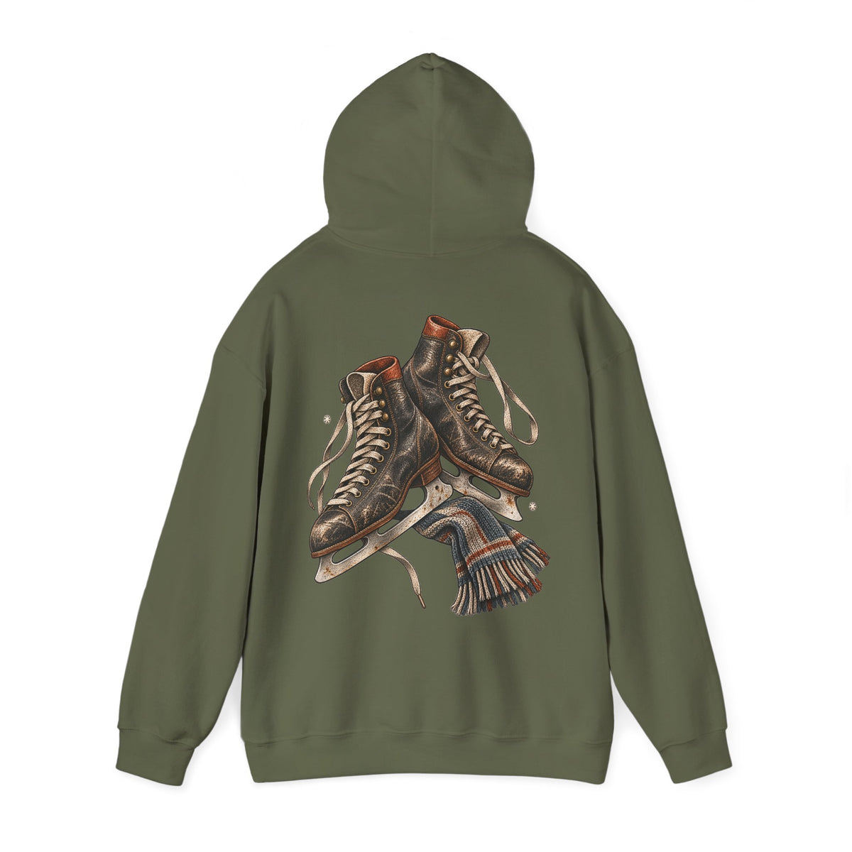 Pale Ice Skating Heavy Blend™ Hooded Sweatshirt