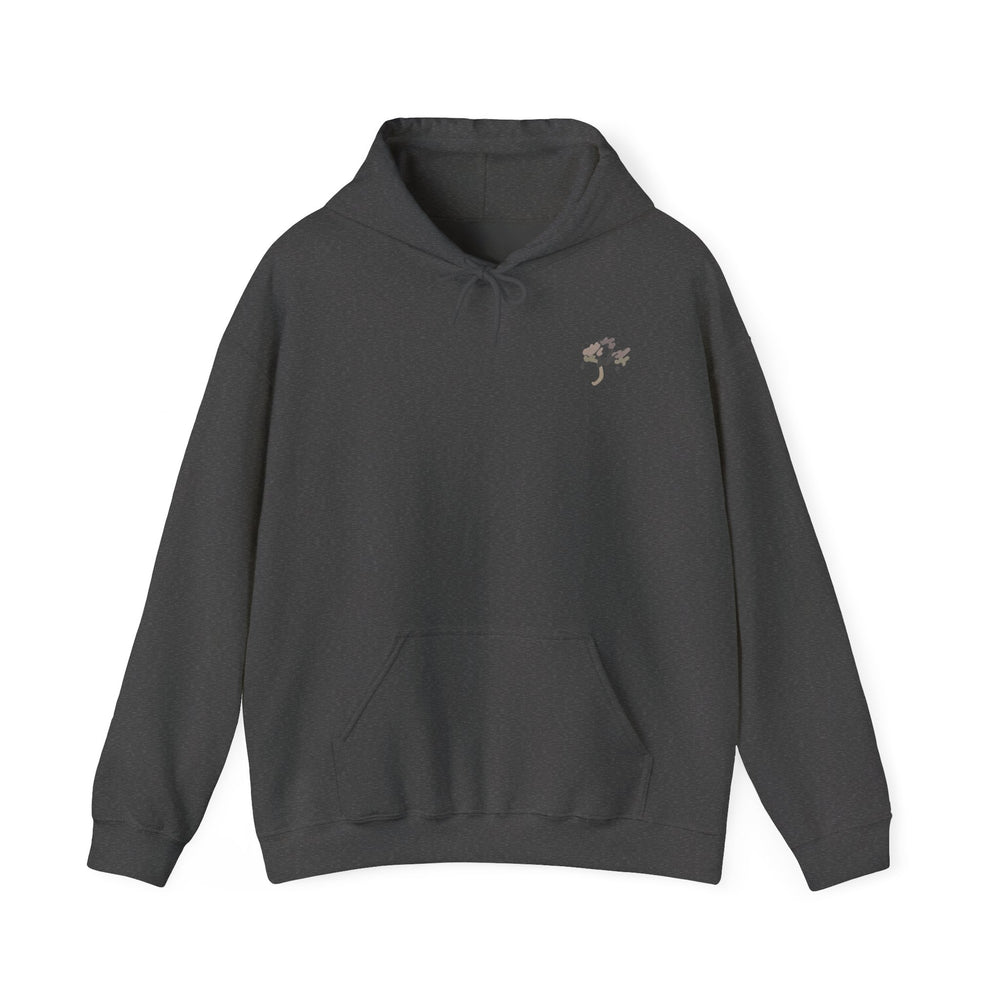 Pale Skiing Heavy Blend™ Hooded Sweatshirt — Dark Heather