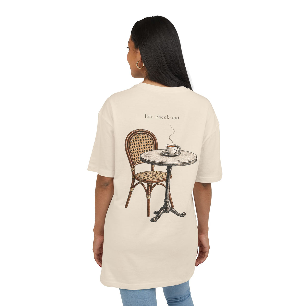 Pale Coffee Heavy Oversize Tee