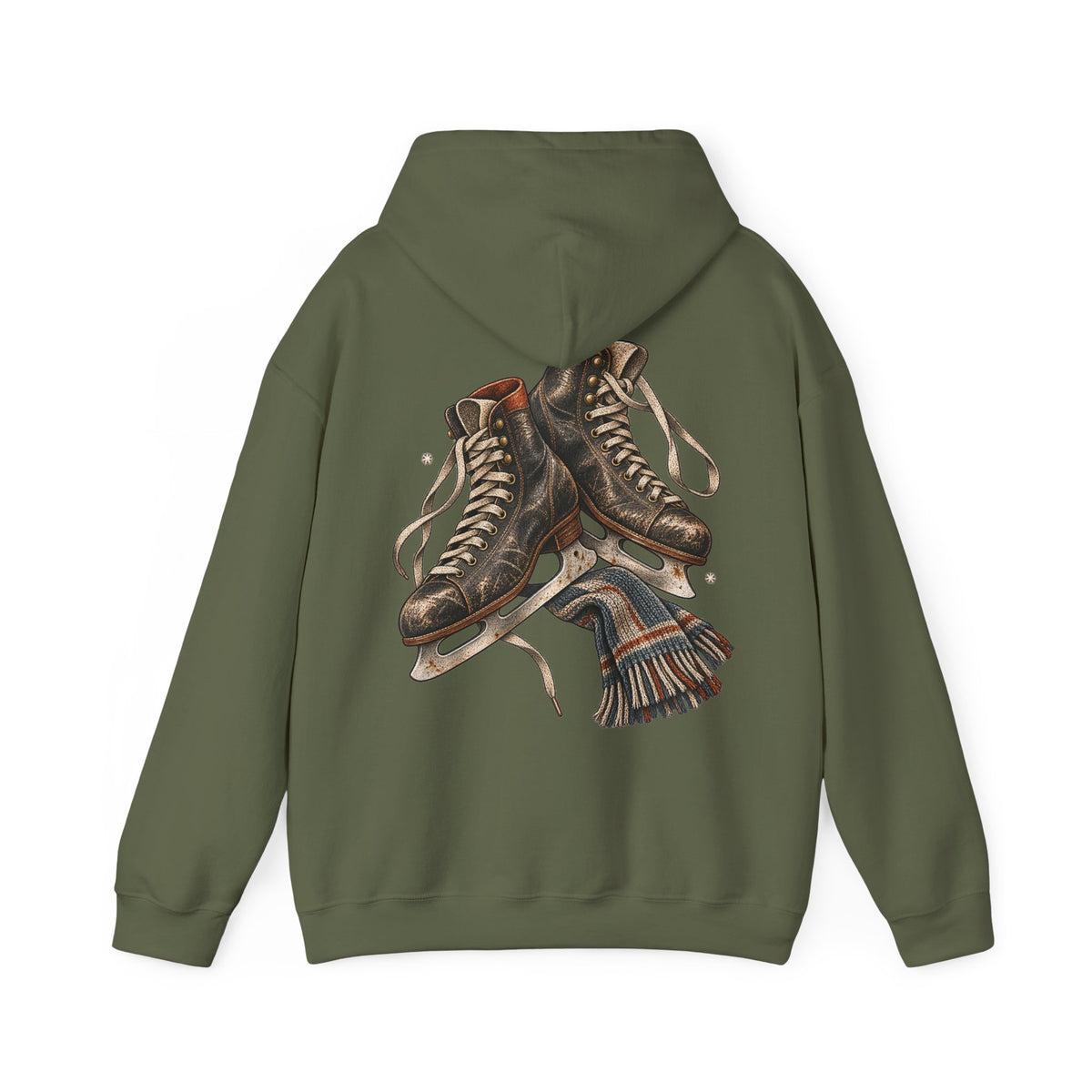 Pale Ice Skating Heavy Blend™ Hooded Sweatshirt